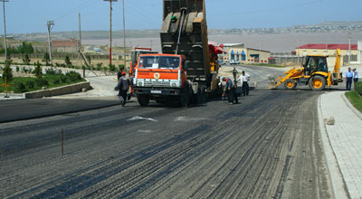 Bakının qəsəbələrində yeni yollar tikiləcək
