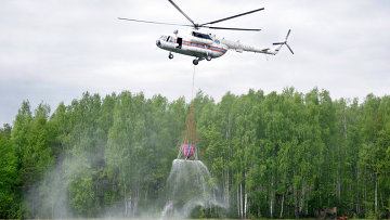 Qəbələdəki yanğına görə havaya 3 yanğınsöndürən helikopter qaldırılıb