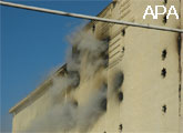 Bakıda fabrik yanır