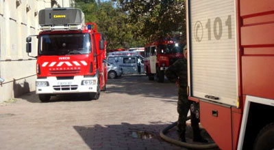 Bakı neft emalı zavodunda yanğın baş verib