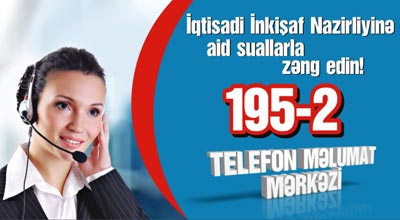 İqtisadi İnkişaf Nazirliyinə 1500-ə yaxın müraciət daxil olub