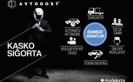 AtaSığorta ASC Avtodost kasko sığortasını teqdim edib