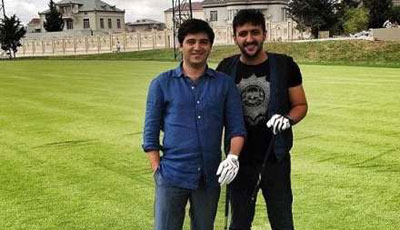 Abbas Bağırov Anar Memmedov ile qolf oynadı