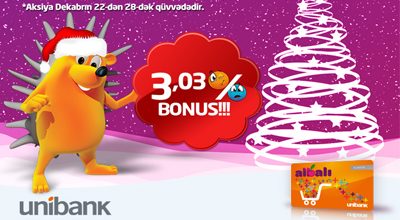Albalı kartdan Yeni il bonusu