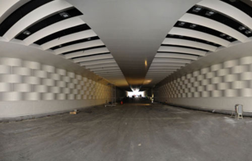 Bakıda yeraltı avtomobil tunel istifadəyə verilib