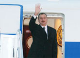 İlham Əliyevin Rusiyaya səfəri başlayıb